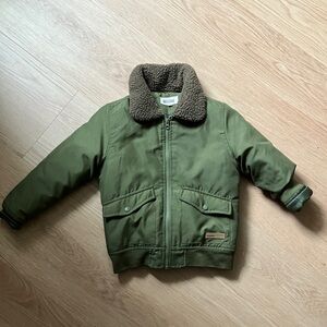 Buffalo David Bitton Olive Jacket with Fleece Collar